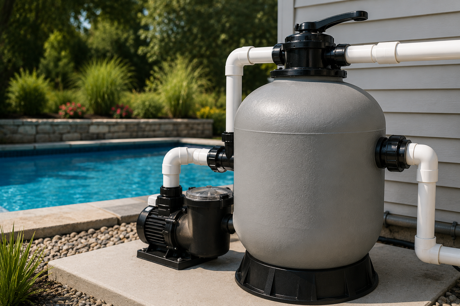 Pool Filtration applications using Whittemore perlite and vermiculite minerals